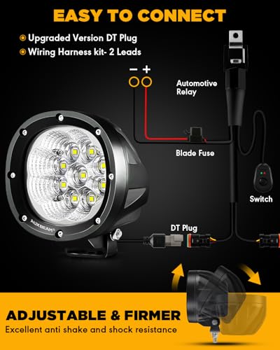 P4 Series 4 Inch LED Pod Lights (P4 Series-White Flood Beam)