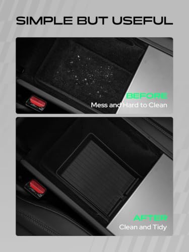 Armrest Lower Tray for Tesla Model 3 Highland 2024 2025 2026 (1PC Armrest Lower Tray)