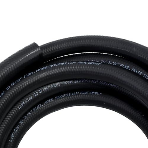 Rubber Fuel Hose Line Push Lock 3 (3/8" ID 25ft)