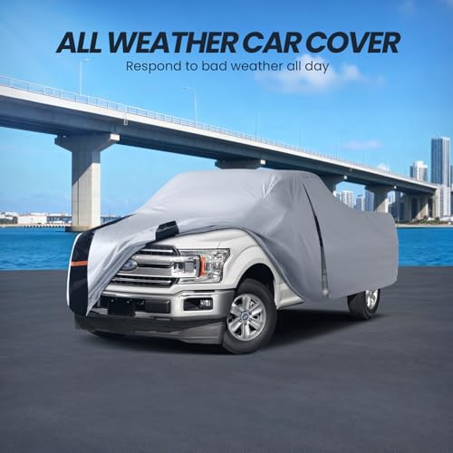 Multi Layer Ford F150 Truck Cover (W.Fit F-150(1997-2026) Regular Cab LB / White Truck Cover)