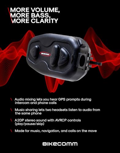 Salut Motorcycle Helmet Speakers Intercom (Single Pack / New Version Black)