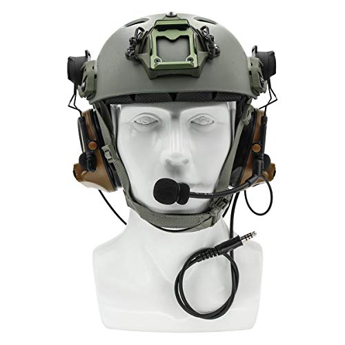 Tactical Headset with U94 PTT 2 (Coyoto Brown)