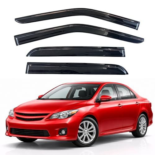 Rain Guards Window Visors for 2009 (2009-2013 Corolla)