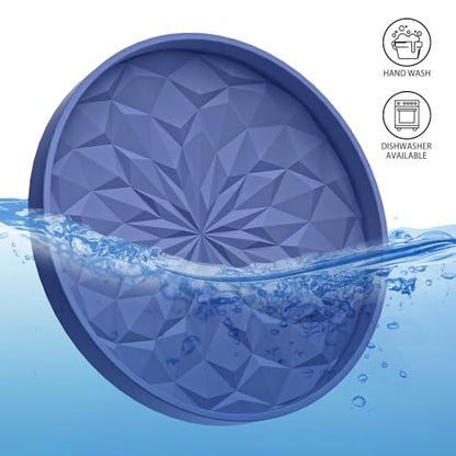 Car Coasters for Cup Holders [4 Pack] (4pack-navy Blue)