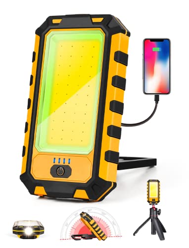 LED Rechargeable Magnetic Work Light 1500Lumens (Orange)
