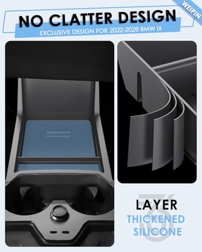 For BMW iX Lower Console Tray (Lower 1 Center Console)