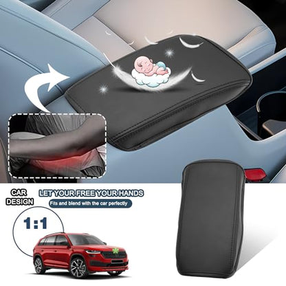 2024 2025 2026 Kona Armrest Cover for 2026 Hyundai Kona Accessories Center Console Cover 2024 Kona Armrest Cover Protector Compatible with 2024 2025 2026 Hyundai Kona SE (2024+ Hyundai Kona)