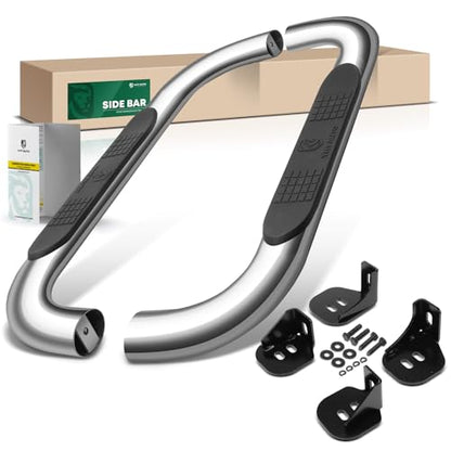 4 Inch Running Boards for Chevy & GMC (Chrome / Regular Cab)
