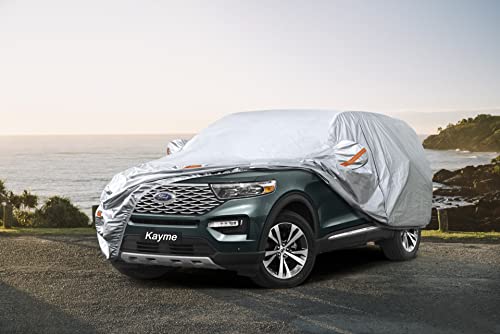 SUV Car Cover Waterproof All Weather (C13 For SUV JEEP-Length ( 191-200 inch ))