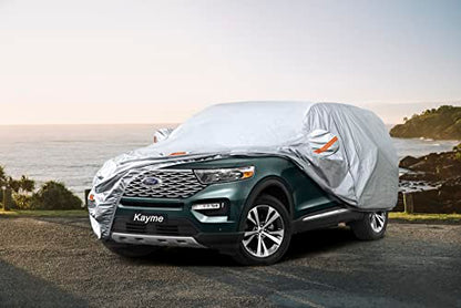 SUV Car Cover Waterproof All Weather (C13 For SUV JEEP-Length ( 191-200 inch ))