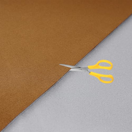 Suede Headliner Fabric with Foam Backing (Tan / 96"L×60"W)