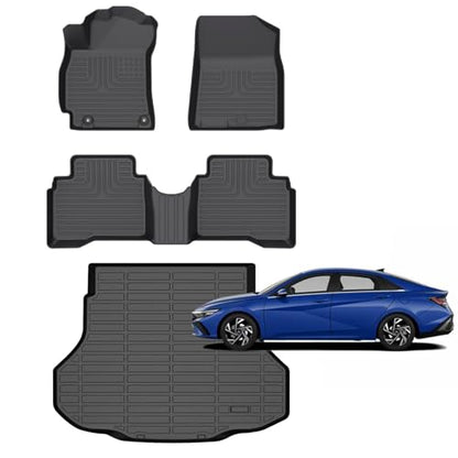 for Hyundai Elantra Hybrid Floor Mats 2021 (50)For Elantra Hybrid 2021-2026 Set)