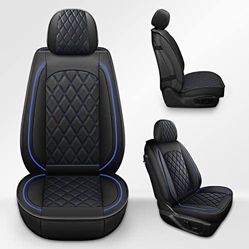 Front Ram Seat Cover for 2009 (Black And Blue / Front (2PCS))