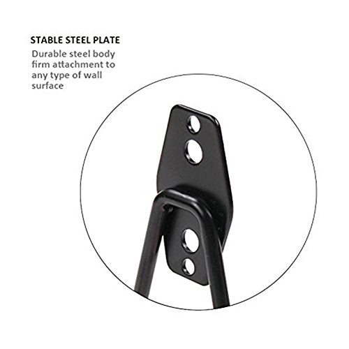 Wall Mount Heavy Duty Double Utility Tools Hooks with Anti (Double U Hook)