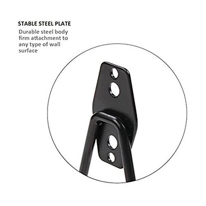 Wall Mount Heavy Duty Double Utility Tools Hooks with Anti (Double U Hook)