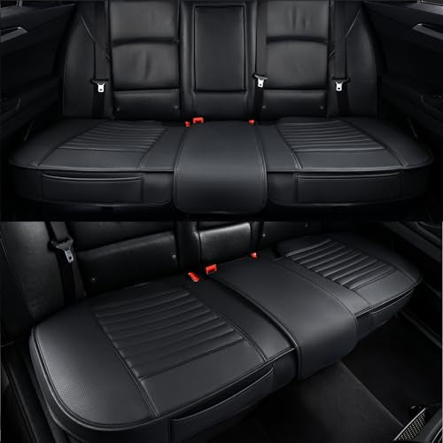 Back Seat Covers (Black / 1x Rear Seat Covers)