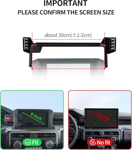 Car Phone Holder for Toyota Tacoma 2024 (for Tacoma 2024-2026/4Runner 2025-2026 (8" Screen))