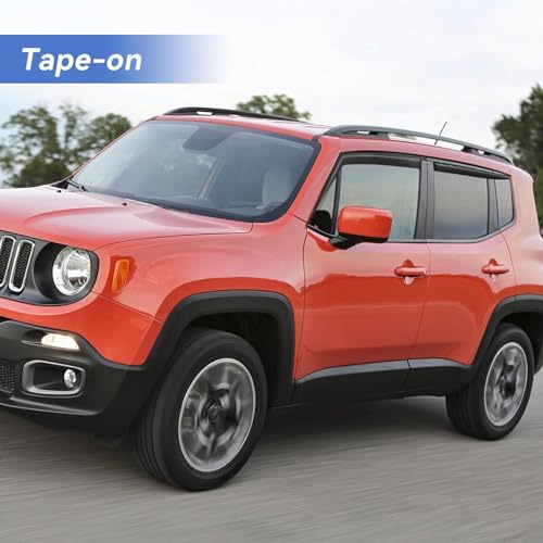 Window Visors Rain Guards for 2015 (2015-2024 Jeep Renegade)