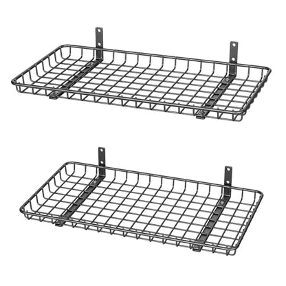 12x24 inch Wall Shelves (Black / 12x24 in)