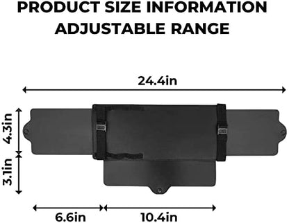 Car Sun Visor Sunshade Extender (Black / 1 Pack)