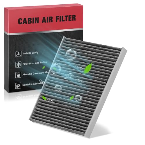 Cabin Air Filter CF12450 Compatible with Jeep Wrangler 2018 2019 2020 2021 2022 2023 (8.1" x 9.6" x 0.9" / CF12450)