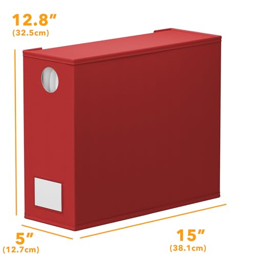9 Pack Bed Sheet Organizers and Storage (9 pcs / Red)