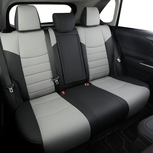 Rav4 Seat Covers (2019-2025 RAV4(Not for Adventure, TRD-OFF, Hybrid) / Black&Gray)