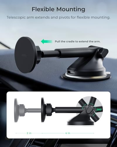 iTap 3 Magnetic Dash & Windshield Car Mount (Dash Mount)