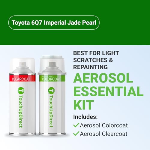 Car Paint Touch Up Spray Kit (Aerosol Spray - Essential Kit / Imperial Jade Pearl)