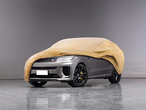 Heavy Duty Outdoor Car Cover Compatible with Land Rover Range Rover Sport (Custom Fit Land Rover Range Rover Sport / brown)