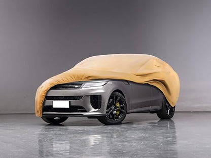 Heavy Duty Outdoor Car Cover Compatible with Land Rover Range Rover Sport (Custom Fit Land Rover Range Rover Sport / brown)