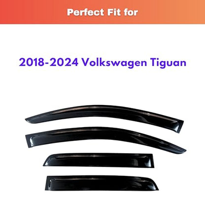 Rain Guards Fit for 2018 (2018-24 Tiguan)