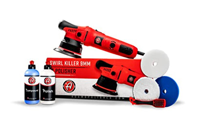 9mm Dual Action Car Polisher (Polishing Kit (7 Items))