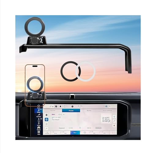 Car Phone Holder for Jeep Wrangler (Fit for 2024-2026 Wrangler/Gladiator JT, 12.3-Inch)