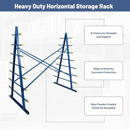 7 Tier Steel Horizontal Storage Rack (Horizontal Storage Rack-2)
