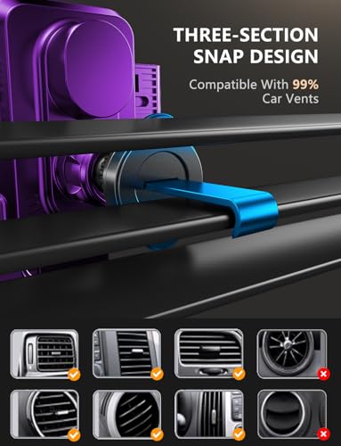 Wireless Car Charger (PURPLE)