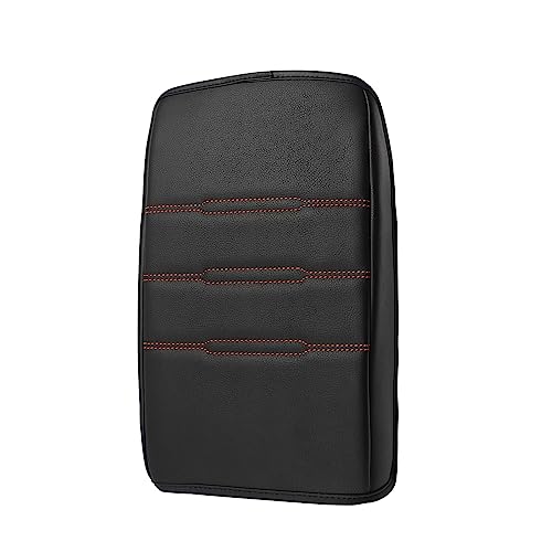 Armrest Cover for Honda CR (11) 23+ |CR-V| Black/Orange Stitching, Regular)