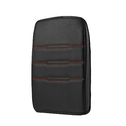 Armrest Cover for Honda CR (11) 23+ |CR-V| Black/Orange Stitching, Regular)