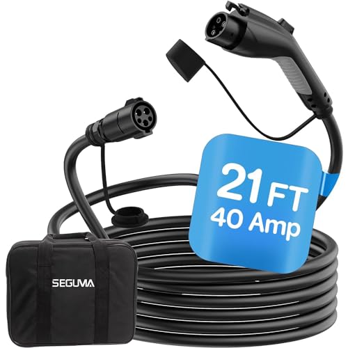 J1772 EV Charger Extension Cable (40Amp-21FT)