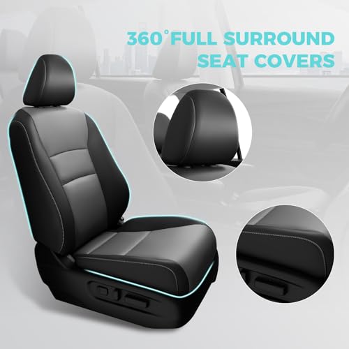 Seat Covers for Honda Pilot 2016 (Black-Grey / 8 Seats - LX,EX 2016-2022)