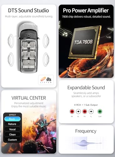 8GB+256GB Android 13 Car Radio for Toyota 4Runner 2010 (Silver)