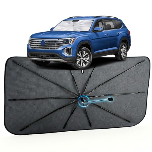 Car Windshield Sun Shade Umbrella for Volkswagen Atlas 2018 (For Volkswagen Atlas 2018-2026)