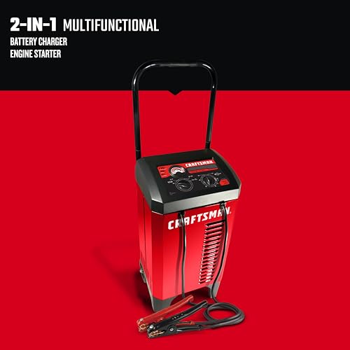 Wheeled 6A Car Battery Charger & Maintainer (175 Amp)