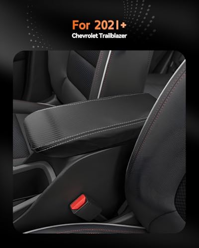 for Chevrolet Trailblazer 2021 (Trailblazer 2021-2026 Black leather White line)