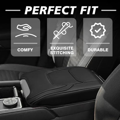 Armrest Cover for Nissan Pathfinder 2022 (33) 22-26 |Pathfinder| Black, Regular)