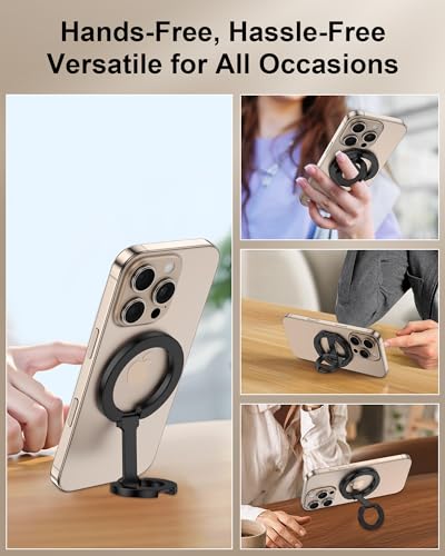 MagSafe Phone Grip Holder Dual (Black)