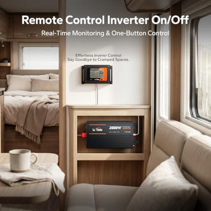 2000W Pure Sine Wave Power Inverter (12V 2000W Inverter (Remote Control))