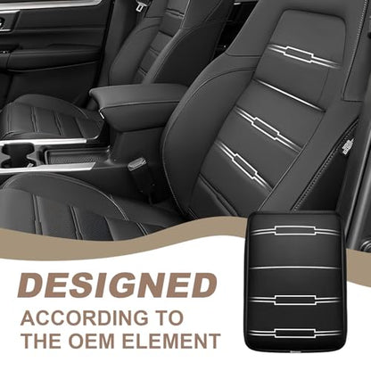 Armrest Cover for Honda CR (11) 17-22 |CR-V| Black, Regular)