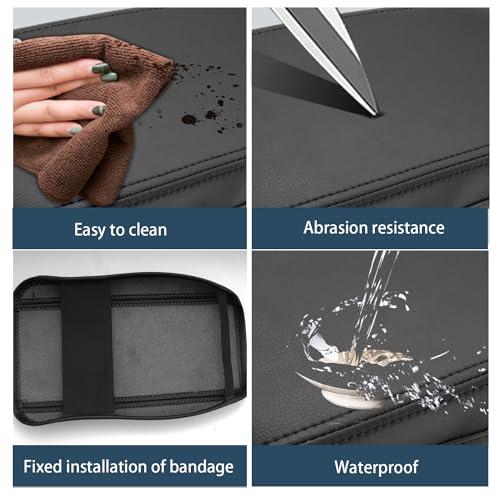 2024 2025 2026 Kona Armrest Cover for 2026 Hyundai Kona Accessories Center Console Cover 2024 Kona Armrest Cover Protector Compatible with 2024 2025 2026 Hyundai Kona SE (2024+ Hyundai Kona)