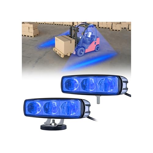 LED Blue Line Forklift Safety Light for Warehouse Hazard Warning (Blue)